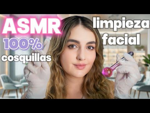 asmr SPA Limpieza + Tratamiento FACIAL PARA DORMIR Ale ASMR español