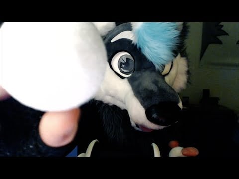 Tapping Styrofoam Balls [FURRY ASMR]