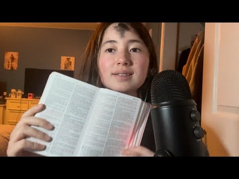 Reading The Bible To You! (asmr)