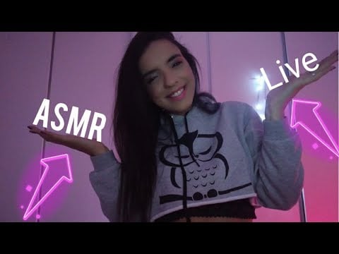 LIVE ASMR- VEM DORMIR AQUI