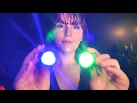 ASMR Peripheral Only Light Triggers | bright lights, focus instructions