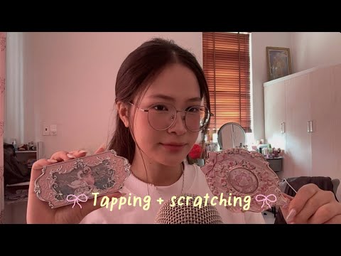 Honq•Asmr|| tapping and scratching💅