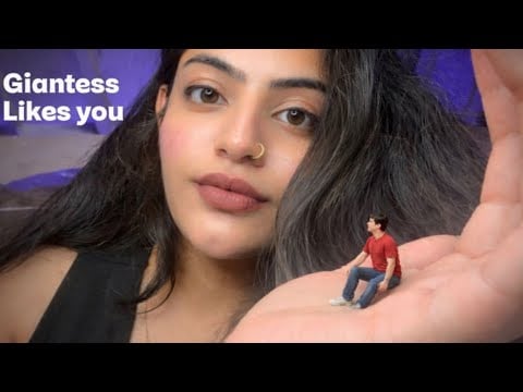Asmr Giantess Roleplay ✨ Should I pick you up… or let you run?