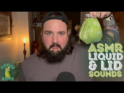 ASMR // Liquid & Lid Sounds