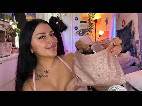 ASMR What’s In My Makeup Bag 💄💋 (whispering, tapping, rambling) 