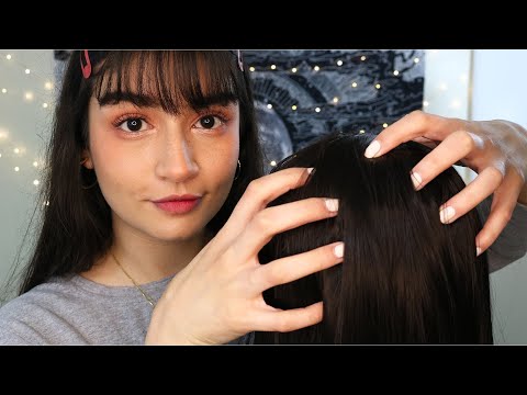 ASMR ~SLEEP INDUCING~ Scalp Massage (Head Scratching, Hair Brushing, Shampoo)