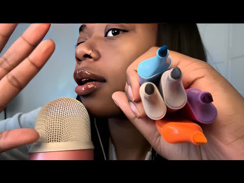 ASMR🎙️| Can I draw🖊️ on your face👤? (PERSONAL ATTENTION TO DA MAX!😍😴)