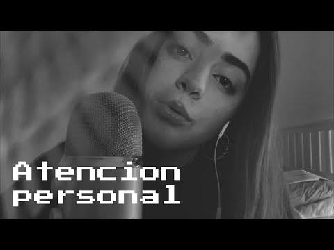 asmr atención personal en blanco y negro