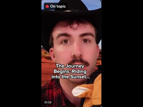 Riding into the sunset with your favorite cowboy 🤠 #asmr