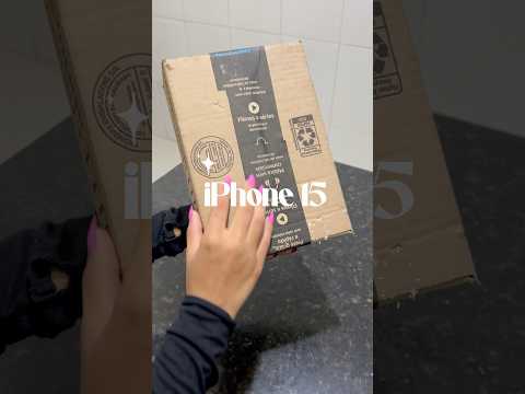 💚 #asmr #smartphone #asmrbrasil #unboxing #iphone15 #relaxamento