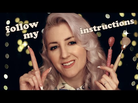 ASMR Follow My Instructions - Focus on Me (for sleep)