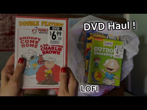 ASMR  Haul Whisper - Lofi [ DVD Haul! ]