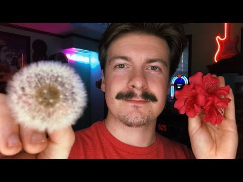 [ASMR] Doing Your Makeup with Flowers Role Play | Visual ASMR Triggers