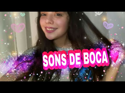 ASMR Português: SONS de boca mouth sons tuc tuc e sons de mastigação.