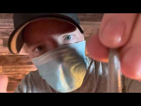 Fast ASMR Dentist Exam - 1 Minute ASMR