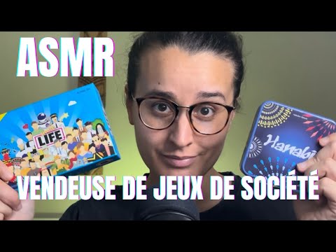 ASMR FR | ROLEPLAY VENDEUSE DE JEUX DE SOCIÉTÉ 🎲