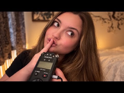 Tascam ASMR~Guess the inaudible trigger word/phrase, intense mouth sounds
