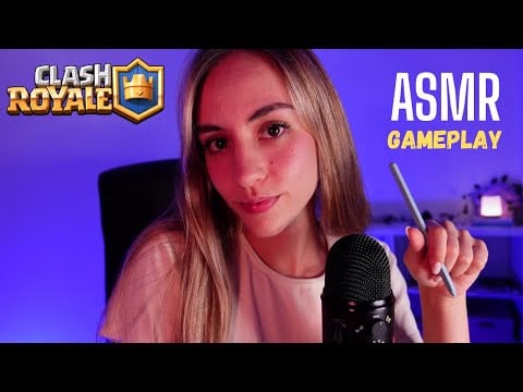 ASMR JUGANDO CLASH ROYALE 👑