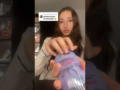 Asmr scratching only for sleep 🎀💤 #asmr #girly #scratching #sleep #relax #tingles #triggers