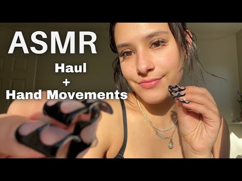 ASMR| Mini Haul, Whisper Ramble with Hand Movements