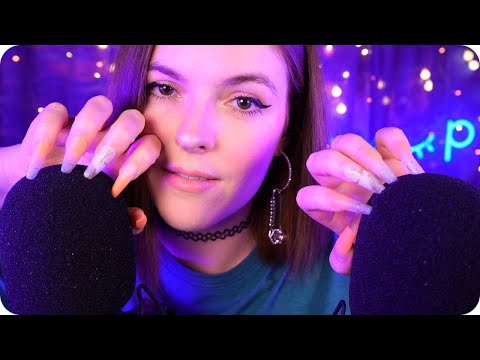 ASMR ~Brain Melting~ Mic Scratching + "Relax" "Sleep" "Shhhh" for Deep Sleep & Relaxation