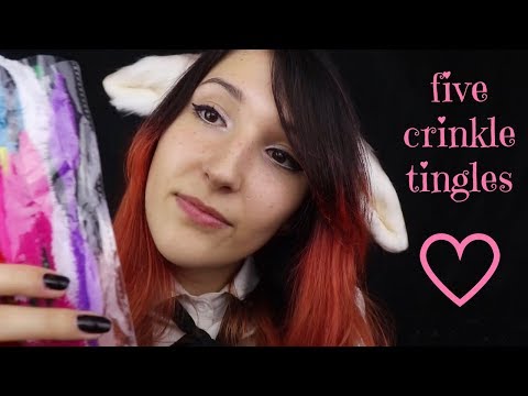 ASMR - SLEEPY CRINKLES ~ Gentle Crinkle Sounds to Help You Sleep 💤 ~