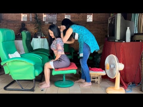 $3 Great THAI FOOT BACK & SHOULDER MASSAGE For Feet & Back Pain Relief BY PROFESSIONAL
