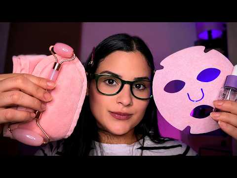 ASMR LIMPEZA DE PELE Noturna para Dormir | skincare Relaxante 🧴✨