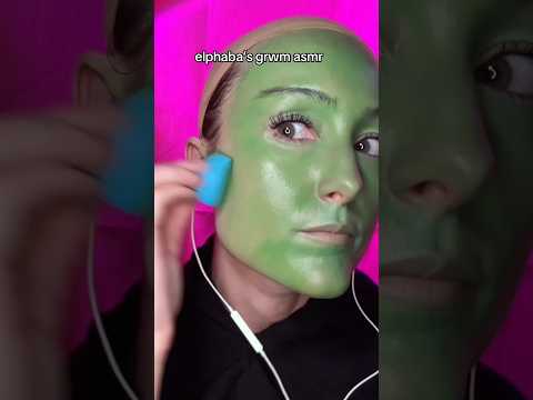 elphaba's grwm asmr part 1 #wicked #elphaba #asmrmakeup