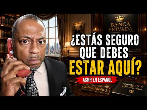El Cliente Más Importante del Banco | ASMR en Español Departamento de Banca Privada | ASMR Roleplay