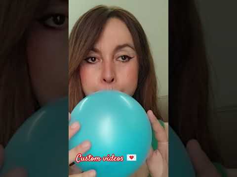 ASMR balloon inflating and deflating - latex sounds #asmr #asmrballoons