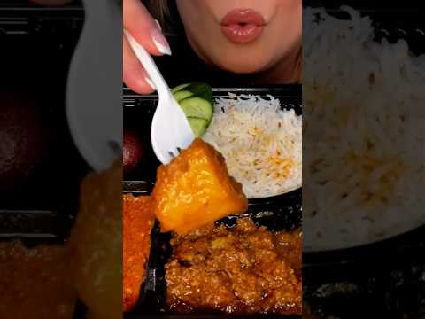 Eating Indian Food #asmr #food #indianfood