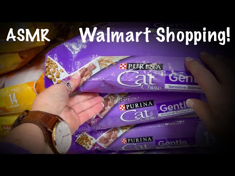 ASMR Shop with Rebecca @ Walmart! (Whispered) Shopping haul at the end. No talking version tomorrow.