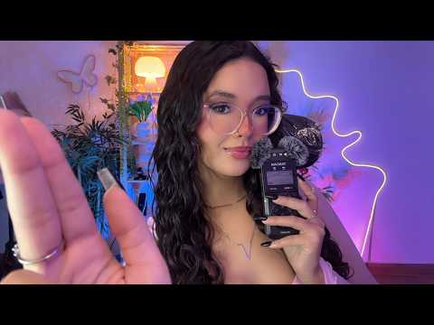 esse ASMR vai te deixar MOLE DE SONO 😵‍💫 | mouth sounds, cafuné, pincel 🐑