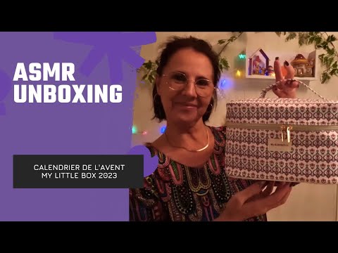 Asmr Français, le calendrier de l'avent M'y Little box  2023, lien pour le commander en barre d'info