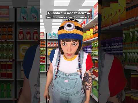 quando sua mãe te deixava sozinha(o) no caixa do mercado #asmr #asmrsounds