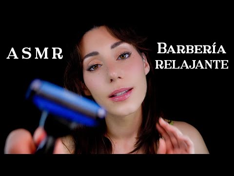 ASMR BARBERÍA NOCTURNA +1HORA 💤 Lavo, Peino y Corto Pelo y Barba 🪒 Masaje Capilar 🧼 Roleplay Español