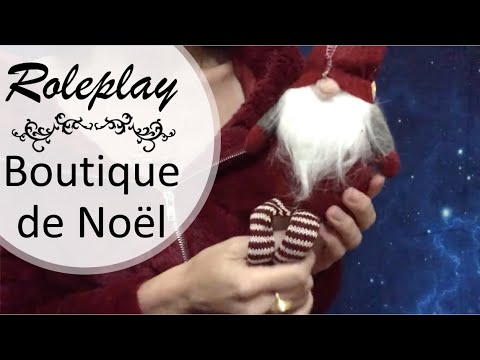 {ASMR} Roleplay vendeuse cadeaux de Noël