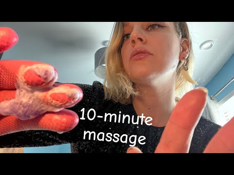 [ASMR] Fast & Aggressive Deep Tissue Massage | Gloves, Gel & Bare Hands