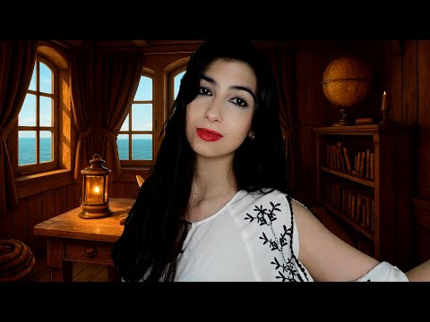 ASMR MAS EU QUERO SER TRIPULANTE DO SEU NAVIO PIRATA 🏴‍☠️