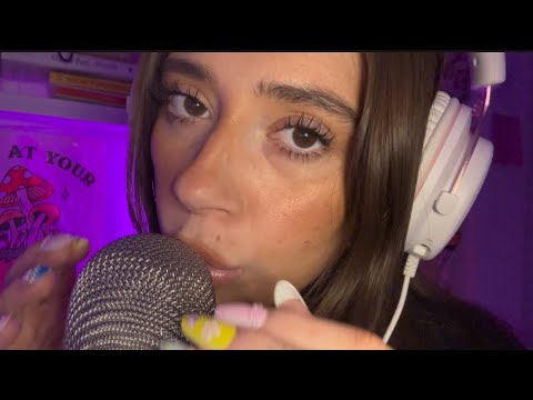ASMR Agressive Mic Rubbing & Mouth Sounds 