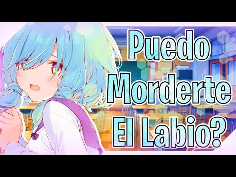 Le ENSEÑAS a BESAR a la chica TÍMIDA del salón 💋🩵| ASMR RolePlay