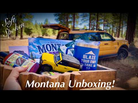 ASMR~Montana State Unboxing~Trash Collecting~Nature Sounds (Soft Spoken Version) Celebrate States!