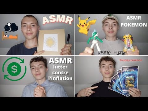 ASMR FR: Mes Roleplays les moins vues en une vidéo (banquier, père noël,...)