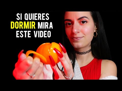 ASMR español para DORMIR EN MINUTOS ❤️[+ Nombre Objeto Nuevo!🍊]