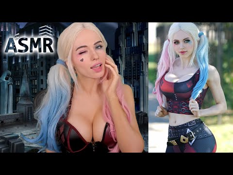 ASMR Ear Licking ♥ Harley Quinn ROLEPLAY