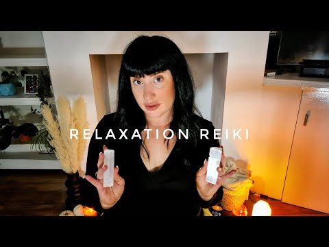 ASMR Reiki for Total Relaxation 😌 (Hypnotic Hand Movements & Crystal Cleanse) #reiki #Asmr #relaxing