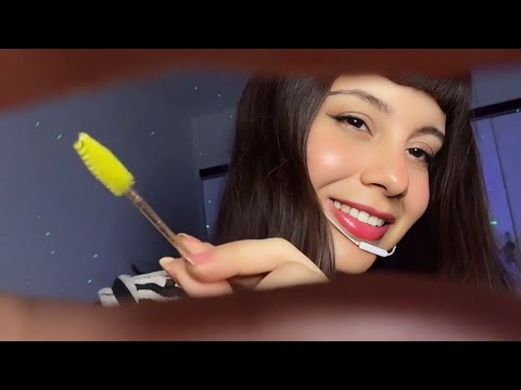 ASMR Eye Cleaning 👁️✨ Mouth Sounds, Visual Triggers & Soft Whispers