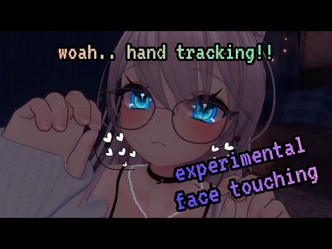 experimental face touching (no talking) | ASMR