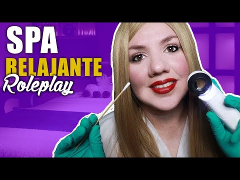 ASMR Español El Mas Cosquilloso Spa Facial Roleplay / Face Spa / Murmullo Latino